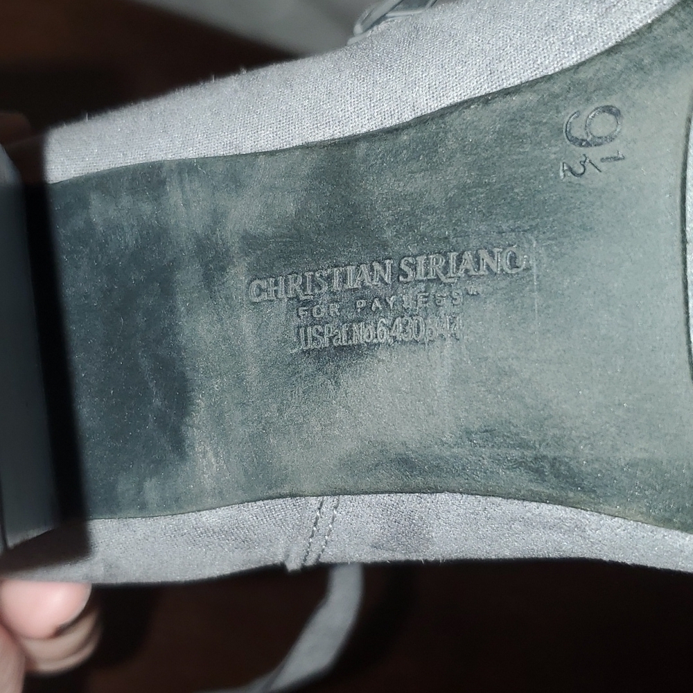 4/$30 Gray Christian Siriano for Payless boots 9.5 ** - Picture 9 of 10